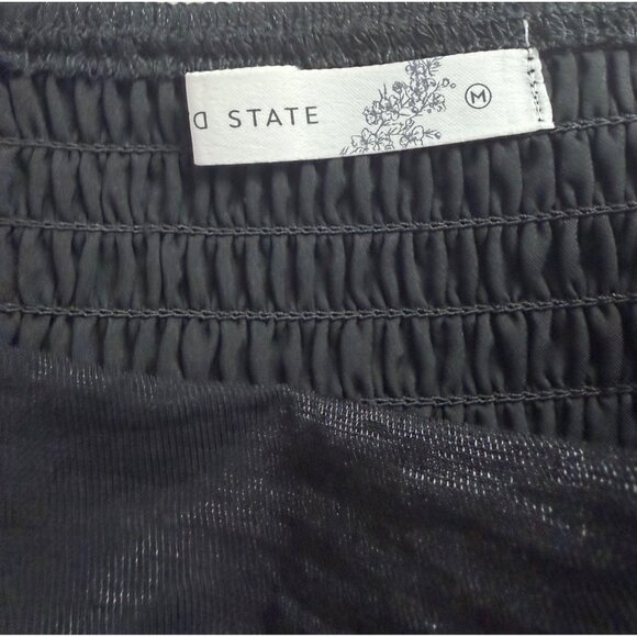 Altar’d State Women’s Black Tiered Long-Sleeve Dress With Tie Back Size M - New - Picture 7 of 11